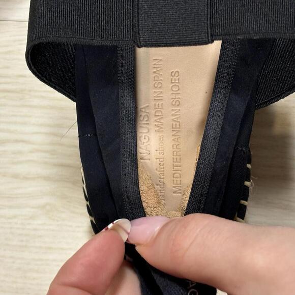 Women’s Naguisa Mary Jane Tagarnina Espadrille Anthropologie Size 7 EU 38 Chic - Picture 9 of 9